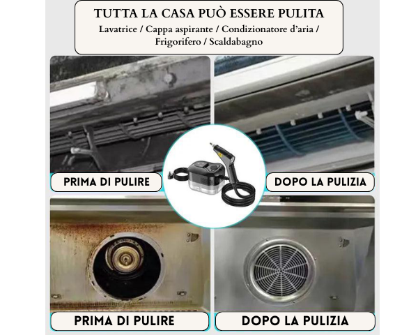 LuminaVapor Pro™ | Pulizia a Vapore Potente