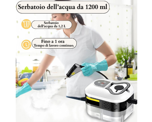 LuminaVapor Pro™ | Pulizia a Vapore Potente