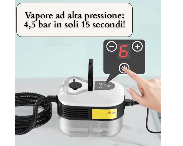 LuminaVapor Pro™ | Pulizia a Vapore Potente